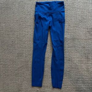 Lululemon Athletica Fast and Free Symphony Blue High-Rise Tight